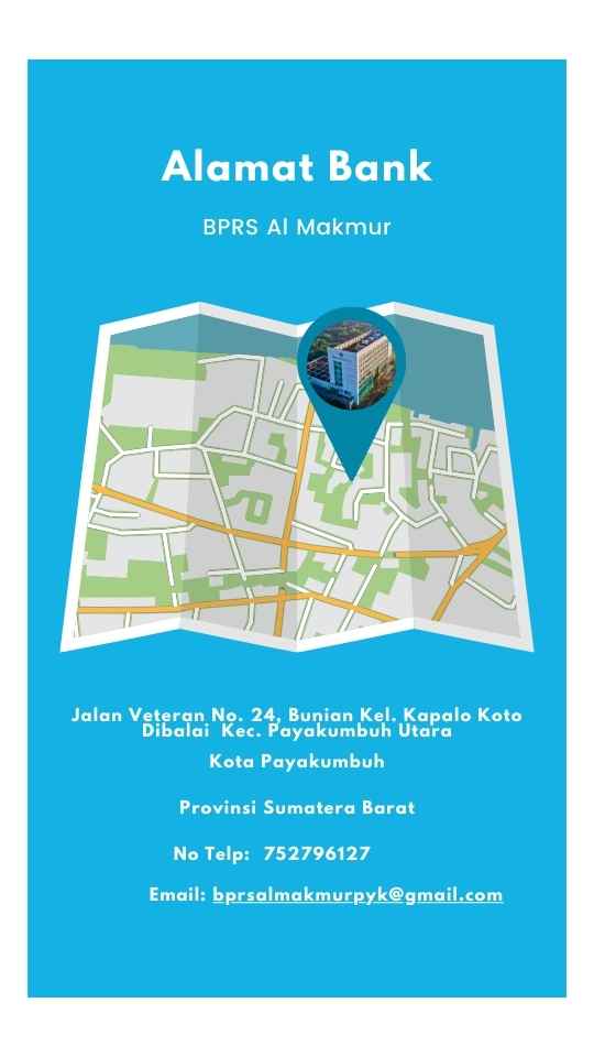 Alamat BPRS Al Makmur Kota Payakumbuh Provinsi Sumatera Barat  Alamat BPRS Al Makmur Kota Payakumbuh Provinsi Sumatera Barat